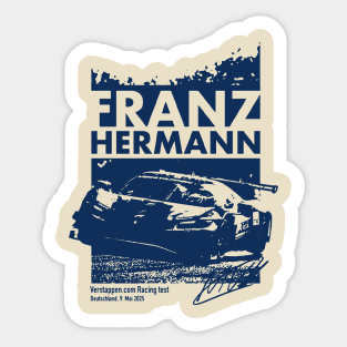 FRANZ HERMANN NAVY OVERLAY Sticker